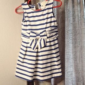 Kate Spade White and Blue Sleeveless Sundress